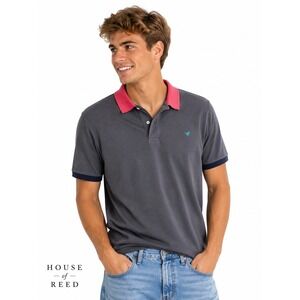 Flying Scotsman Polo Shirt Mens Large USA Made 100% Cotton Preppy Golf